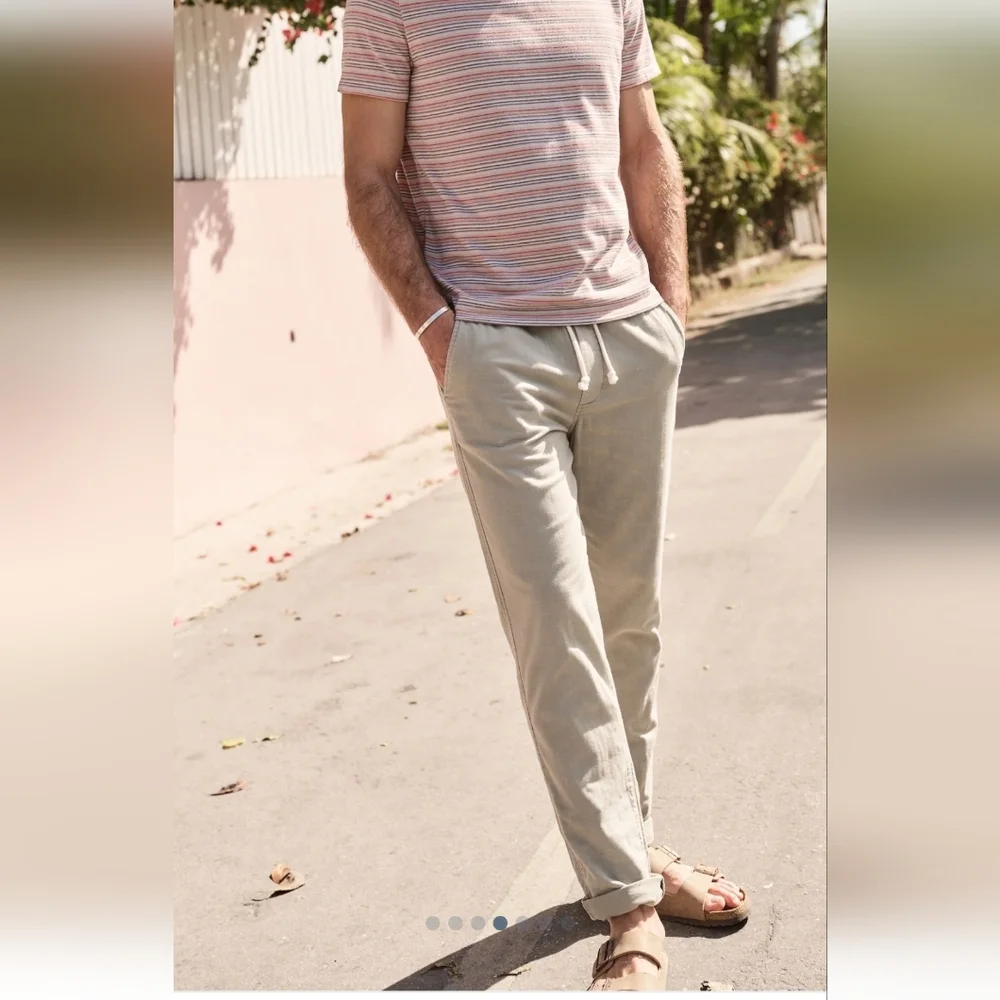 Marine Layer Saturday Slim Straight Beach Pant
